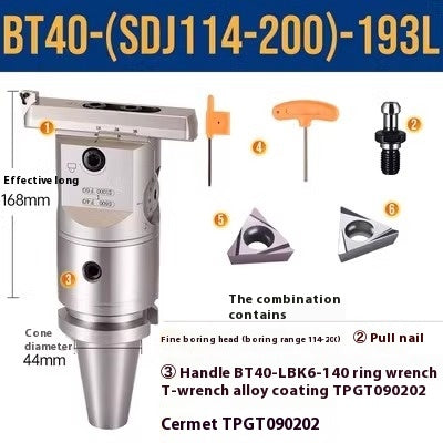 1071-SDJ Fine Boring Tools Fine Boring Heads Adjustable BT40 Fine Boring Tools Set Machining Center Small Bore Fine Boring Tools Shandong Denso Pricision Tools Co.,Ltd.